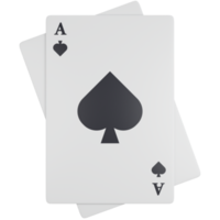 3D Icon Illustration Black Spades Card png