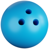 3d icona illustrazione bowling palla png