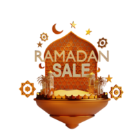 3d Ramadan vendita png