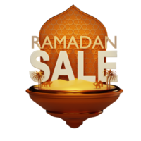 3d ramadan försäljning png