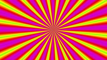 Colorful radial linear transition color animation from center video