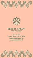 Beauty Salon Business Card Template