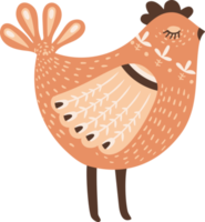 Pâques poulet. illustration png