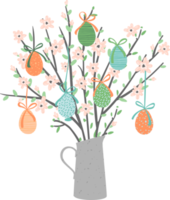 Easter bouquet. Illustration png