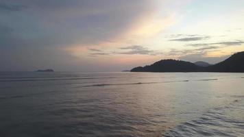 solnedgång se på penang kust video