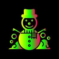 Snowman Vector Icon