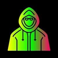 icono de vector de hacker