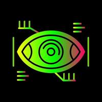 Eye Recongnition Vector Icon