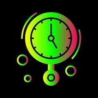 icono de vector de reloj de pared