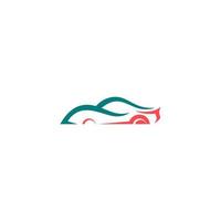 car line abstract logo design vector