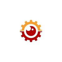 gear icon vector logo design