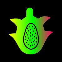Dragon Fruit Vector Icon