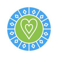 Heart Chip Vector Icon