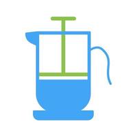 French Press Vector Icon