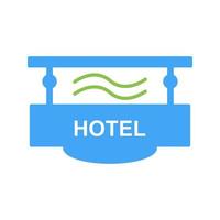 Hotel Sign Vector Icon