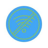 No Wifi Vector Icon