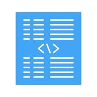 Piece of Code Vector Icon