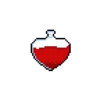 love potion in pixel art style vector