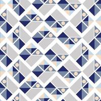 Triangle memphis seamless pattern. vector
