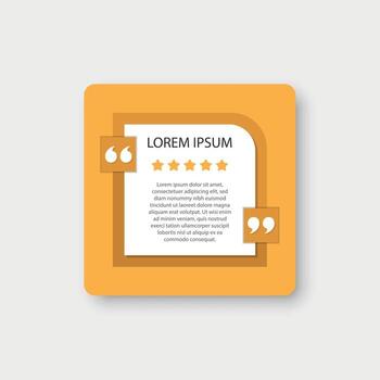 Quote frame blank template icon in flat style. Empty speech bubble vector illustration on isolated background. Textbox sign business concept.