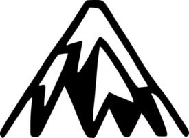 vector illustration of mountain icon