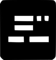 black and white of icon shape vector