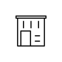 House icon with outline style vector