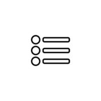 Setting icon with outline style vector