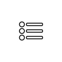 Setting icon with outline style vector