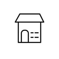 House icon with outline style vector