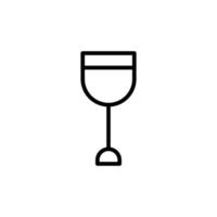 Drink icon with outline style vector