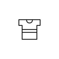 Wear icon with outline style vector