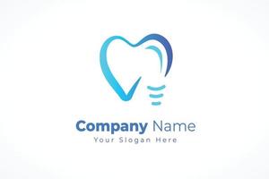 vector de diseño de logotipo de cuidado dental