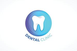 Dental care logo design vector