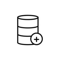 Battery icon with outline style vector