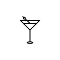 Drink icon with outline style vector