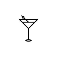 Drink icon with outline style vector