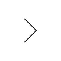 Arrow icon with outline style vector
