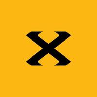 Abstract letter X modern logotype icon design concept vector