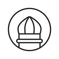 Islamic Icons Line Art Vector, Ramadan Kareem Elements, Eid Mubarak Design Elements, Muslim Prayer, Mosque vector