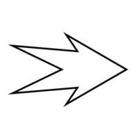 arrow icon outline vector, simple black and white arrow icon, left arrow, right arrow, next, up, down, vector