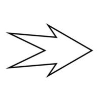 arrow icon outline vector, simple black and white arrow icon, left arrow, right arrow, next, up, down, vector