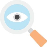 search magnify eye vector