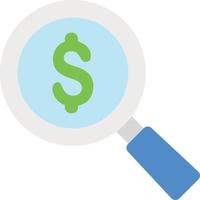 search magnify money vector