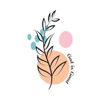 Hand drawn Flower design for print vector