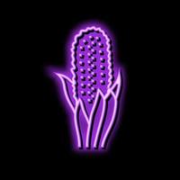 hyacinth flower spring neon glow icon illustration vector