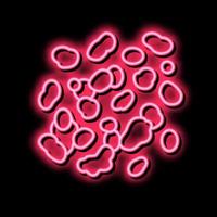frankincense aromatherapy neon glow icon illustration vector