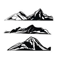 Mountain vector set design.