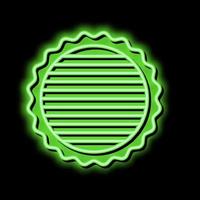 tree timber neon glow icon illustration vector