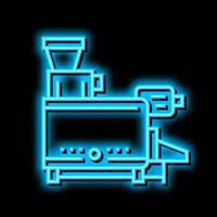 washing machine olive neon glow icon illustration vector